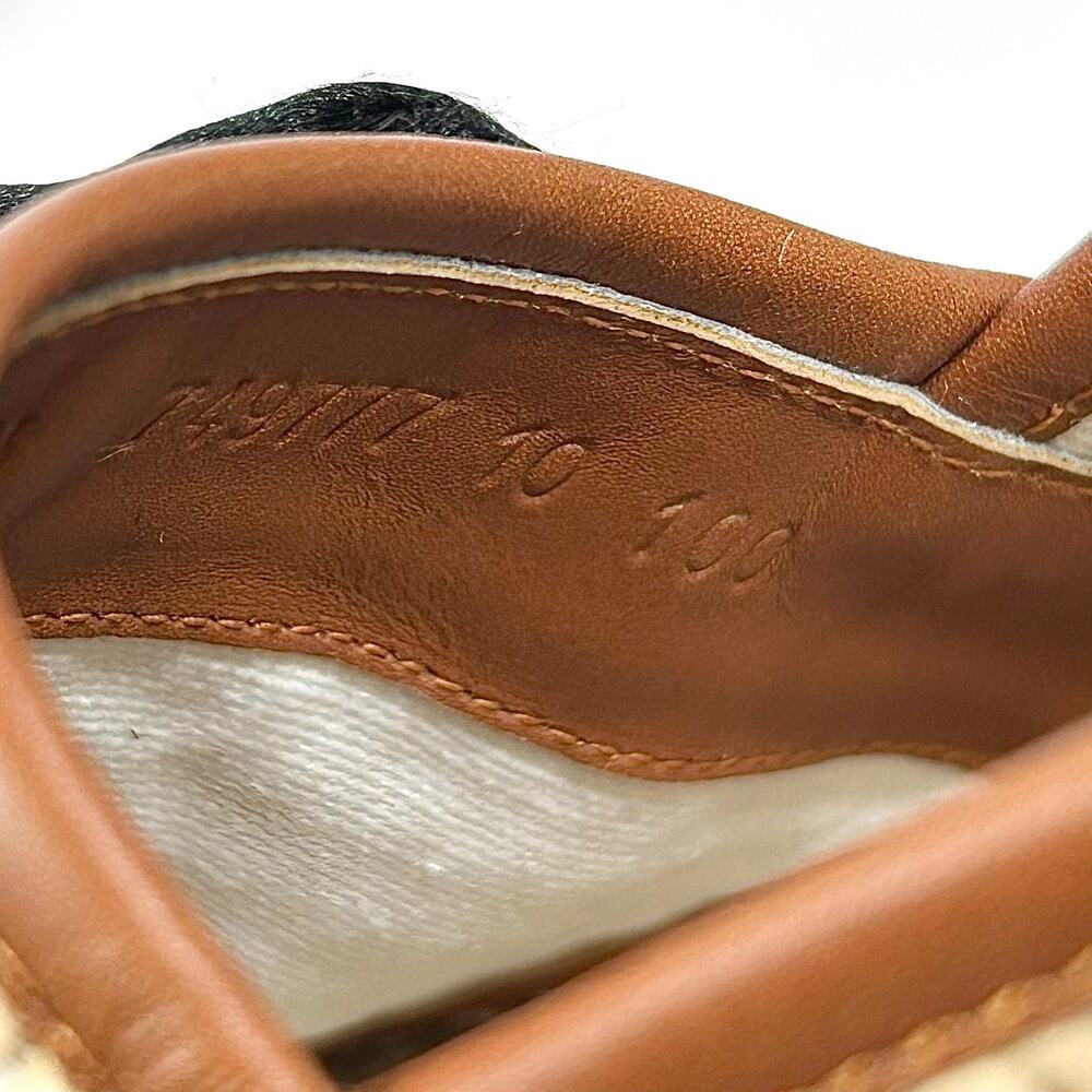 Gucci Interlocking G Raffia Leather Espadrille - Men’s 10.5 - Picture 6 of 8